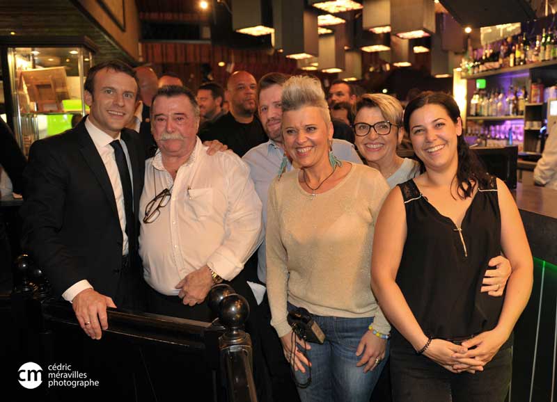 Visite d’Emmanuel Macron au Bowling du Rouergue